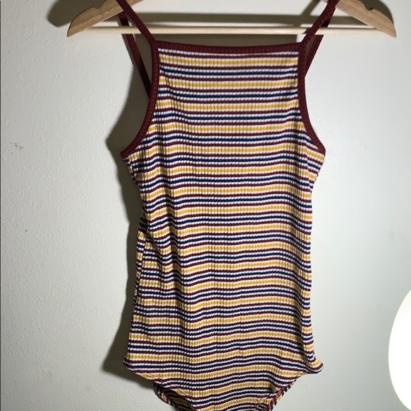 Striped, tank top one piece - Picture 3 of 4